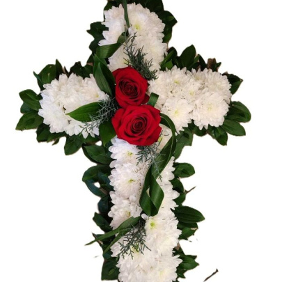 Aranžman za posljednji ispraćaj - križ